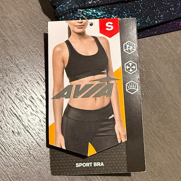 Avia Black Sport Bra - Picture 3 of 4